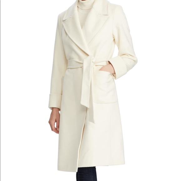 Lauren Ralph Lauren Jackets & Blazers - Lauren Ralph Lauren Wool Blend Wrap Coat